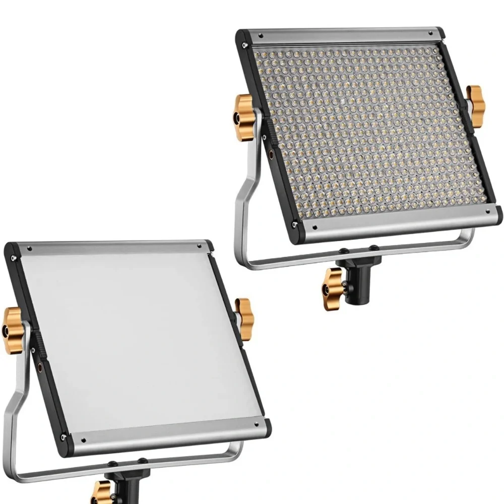 Neewer 2 Packs Dimmable Bi-Color 480 LED Video Light and Stand Lighting Kit